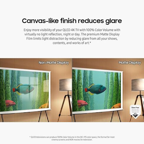 SAMSUNG 43-Inch Class QLED 4K The Serif LS01D Series Quantum HDR Smart TV with 360 L-Shape Design, Anti-Reflection Matte Display, Detachable Easel Stand, Alexa Built-in (QN43LS01D, 2024 Model) in Saudi Arabia