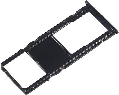 Single SIM Card Tray & Micro SD Card Holder Slot Replacement for Samsung Galaxy A21 A215U 6.5" with Waterproof Gasket+Eject Pin (Black) in Saudi Arabia