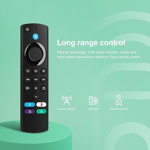 Replacement Voice Remote L5B83G Fit for Fire AMZ Smart TVs Stick Lite, Smart TVs Stick (Gen 2 and Later), Smart TVs Stick 4K, Smart TVs Cube(1st Gen and Later), Smart TVs(3rd Gen) in Saudi Arabia
