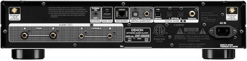 مشغل الصوت الرقمي Denon DNP-2000NE، صوت لاسلكي متعدد الغرف، معالجة Ultra AL32، HEOS مدمج، تكوين DAC رباعي، يدعم AirPlay 2، Alexa، والتحكم الصوتي Siri، أسود in Kuwait
