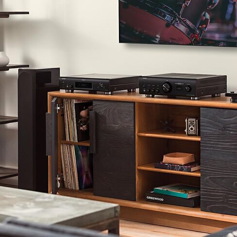مشغل الصوت الرقمي Denon DNP-2000NE، صوت لاسلكي متعدد الغرف، معالجة Ultra AL32، HEOS مدمج، تكوين DAC رباعي، يدعم AirPlay 2، Alexa، والتحكم الصوتي Siri، أسود in Kuwait