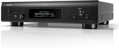 مشغل الصوت الرقمي Denon DNP-2000NE، صوت لاسلكي متعدد الغرف، معالجة Ultra AL32، HEOS مدمج، تكوين DAC رباعي، يدعم AirPlay 2، Alexa، والتحكم الصوتي Siri، أسود in Kuwait