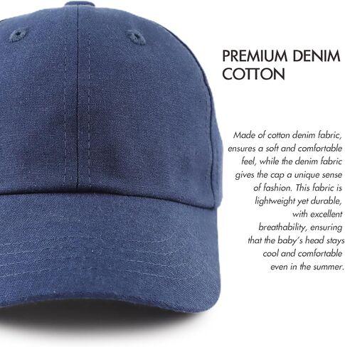 JANGANNSA Cotton Toddler Baseball Cap Baby Boy Sun Hat for Kids Girls Baseball Hats in Saudi Arabia