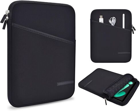 6-7 inch Ereader Carrying Case, Shockproof Padded Protective Sleeve for 6.8-in Kindle Paperwhite(11th Gen), 6" All-New Kindle 2022, Fire 7 Tablet 7", Kobo Clara 2E eReader 6 inch Bag -Black in Saudi Arabia