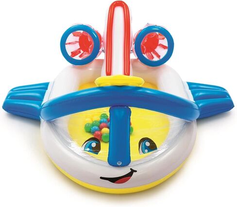 Fisher Price Bestway Little People 65 x 60 x 24 Inch Airplane Ball Pit Set for Kids Ages 2+ in Saudi Arabia