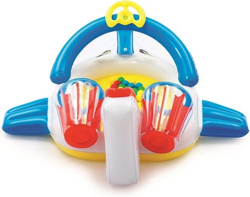 Fisher Price Bestway Little People 65 x 60 x 24 Inch Airplane Ball Pit Set for Kids Ages 2+ in Saudi Arabia