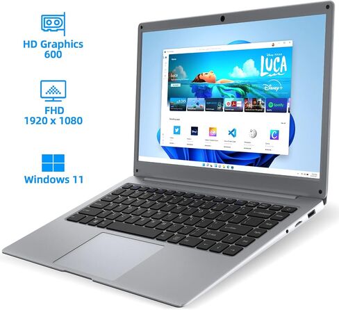 jumper Laptop, 12GB LPDDR4 RAM 512GB SSD, 14 Inch Full HD IPS Screen, 4-Core Processor, Laptops Computer with UHD Graphics 600, Dual Stereo Speakers, Long Battery Life, Type-C, 5G WiFi. in Saudi Arabia