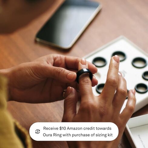 مجموعة مقاسات Oura Ring Gen3 - المقاس قبل شراء خاتم Oura - مقاس فريد - احصل على رصيد عند الشراء in Kuwait