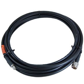 Low Loss 400 Flex Cable Assembly - SMA Male to N Male - 50 Feet for 4G/LTE/5G Modems and Routers to External Antenna