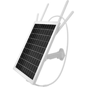 LASTCOW15W Solar Powered 4G LTE Modem Router, Outdoor Wireless Router with SIM Card Slot, 50M WiFi Range, IP66 Waterproof, Long Endurance 24/7, Total 24000mAh Batteries