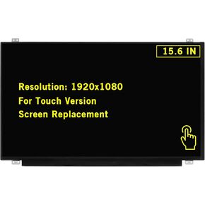 15.6" New Screen Replacement for Dell Inspiron 15 5570 P75F P75F001 FHD 1920x1080 40Pin Touch Screen LED LCD Display Panel in Saudi Arabia