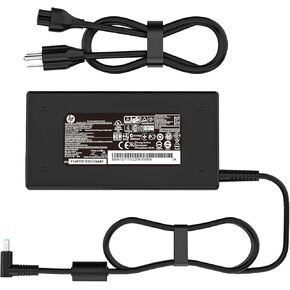 120W Gaming Laptop Charger Fit for HP USB-C Dock G5 USB-C/A Universal Dock G2 5TW13AA Envy 15 17 Series Omen 15-5000 5100 5200 710415-001 L41856-001 19.5V 6.15A Adapter Power Supply