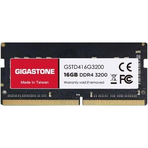 【DDR4 RAM Laptop Only】 GIGASTONE 16GB DDR4 3200MHz (2933MHz or 2666MHz) PC4-25600 (PC4-23400, 21300) CL22 1.2V SODIMM 260 Pin Unbuffered Non ECC High Performance Notebook Memory Upgrade in Kuwait