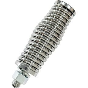 Barrel Spring Mounting Base Nickel Plated Surface Layer Compatible with Radio Antennas and Led Whip Lights Suitable for UTV ATV Heavy-Duty Trucks