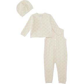 Barefoot Dreams baby-girls Cozychic Checkered Pointelle Baby SetBaby and Toddler Sleepers
