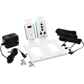 in Wall IR Infrared Remote Control Extender Repeater Allows You to Control Devices Room to Room with This Easy to Install IR Repeater Extender
