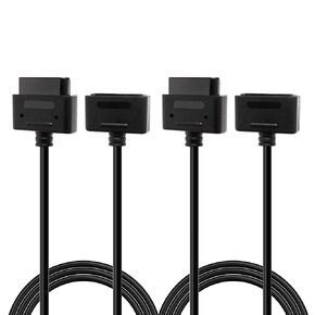 SNES Controller Extension Cable, 2-Pack 1.8M/6FT Replacement Controller Extension Cable for Super Nintendo SNES SFC Game Console