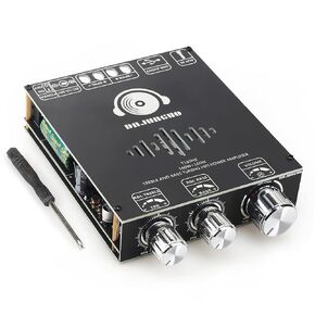 T220HS 220W+220W Bluetooth Amplifier Board with Treble and Bass Control, 2.0 Channel Stereo AMP Board DC 12-36V,Bluetooth/AUX/USB Input