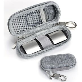 CoBak Case for AliveCor Kardia Mobile ECG/for KardiaMobile 6L for Apple and Android Device - CASE ONLY (Black Oxford-Cloth)