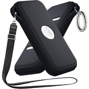 Battery Case for Apple Vision Pro Accessories, Anti-Scratch Soft Silicone Battery Protective Cover with Keychain and Lanyard Strap, Portable Battery holder for Travle Outdoor