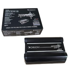 Orion XTR PRO 2300.1DX Amplifier Serie Class D-Mono Channel 2300 Watts RMS 1 Ohm W/X-Over, 100% Made in Korea car Audio amp