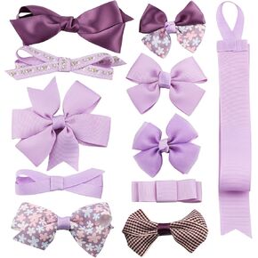 Boutique Baby Girls Toddler Hair Bow Clips Barrettes with Hair Bows Holder