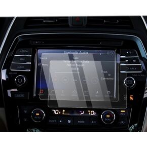 Karltys 2 Pack Screen Protector for 2021-2024 Nissan Kicks SV SR /16-24 Murano /16-24 Maxima /20-24 Versa 8-Inch Touchscreen, Anti Fingerprint Tempered Glass Protector for Nissan Kicks Accessories