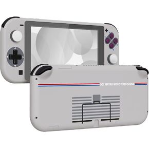 eXtremeRate DIY Replacement Shell for Nintendo Switch Lite, Crystal Dragon NSL Handheld Controller Housing w/Screen Protector, Custom Case Cover for Nintendo Switch Lite - Without Console