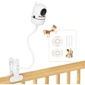 Flexible Clip Baby Monitor Mount for Hello Baby Monitor Mount HB65 / HB66 / HB6081 / HB6550 / HB6339 / HB6550 pro / HB40 - 19.4" Baby Monitor Holder Compatible with Hellobaby Camera Mount to Anywhere