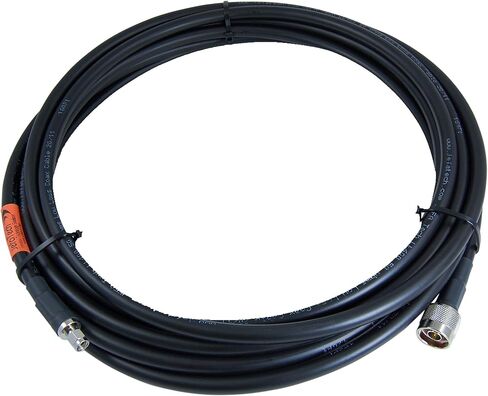 Low Loss 400 Flex Cable Assembly - SMA Male to N Male - 50 Feet for 4G/LTE/5G Modems and Routers to External Antenna in Saudi Arabia