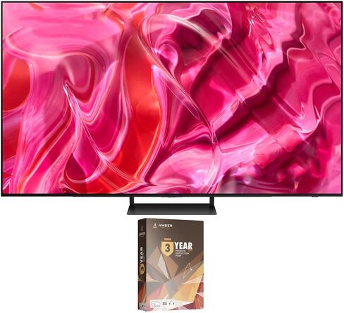 تلفزيون سامسونج QN65S90CAFXZA 65 بوصة 4K OLED الذكي مع ترقية الذكاء الاصطناعي وخطة حماية العنبر لمدة 3 سنوات (2023) in Saudi Arabia