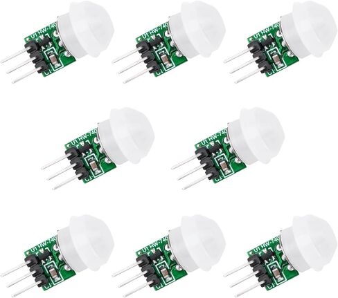 8 قطعة AM312 Mini PIR الأشعة تحت الحمراء الإنسان الاستشعار HC-SR312 الأشعة تحت الحمراء كاشف وحدة 2.7 فولت إلى 12 فولت تيار مستمر in Kuwait