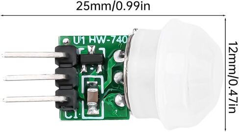 8 قطعة AM312 Mini PIR الأشعة تحت الحمراء الإنسان الاستشعار HC-SR312 الأشعة تحت الحمراء كاشف وحدة 2.7 فولت إلى 12 فولت تيار مستمر in Kuwait