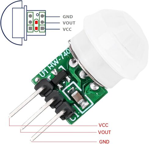 8 قطعة AM312 Mini PIR الأشعة تحت الحمراء الإنسان الاستشعار HC-SR312 الأشعة تحت الحمراء كاشف وحدة 2.7 فولت إلى 12 فولت تيار مستمر in Kuwait
