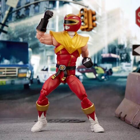 Hasbro Power Rangers x Street Fighter Lightning Collection Figurine Morphed Ken Soaring Falcon Ranger 15 cm in Saudi Arabia