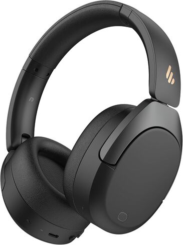 سماعات ايديفاير W830NB اللاسلكية فوق الاذن مع خاصية إلغاء الضوضاء النشطة 45 ديسيبل، وقت تشغيل 94 ساعة، صوت LDAC عالي الدقة، صوت مكاني، شحن سريع، اتصال متعدد النقاط، بلوتوث V5.4 - أسود in Kuwait