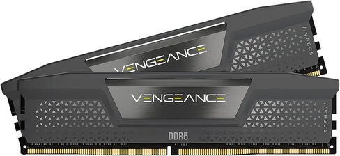 ذاكرة الوصول العشوائي CORSAIR VENGEANCE DDR5 بسعة 64 جيجابايت (2 × 32 جيجابايت) وسرعة 5200 ميجاهرتز CL40 AMD EXPO iCUE المتوافقة مع ذاكرة الكمبيوتر - رمادي (CMK64GX5M2B5200Z40) in Saudi Arabia