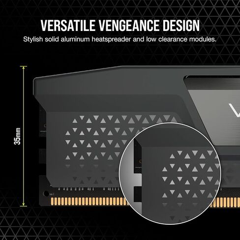 ذاكرة الوصول العشوائي CORSAIR VENGEANCE DDR5 بسعة 64 جيجابايت (2 × 32 جيجابايت) وسرعة 5200 ميجاهرتز CL40 AMD EXPO iCUE المتوافقة مع ذاكرة الكمبيوتر - رمادي (CMK64GX5M2B5200Z40) in Saudi Arabia