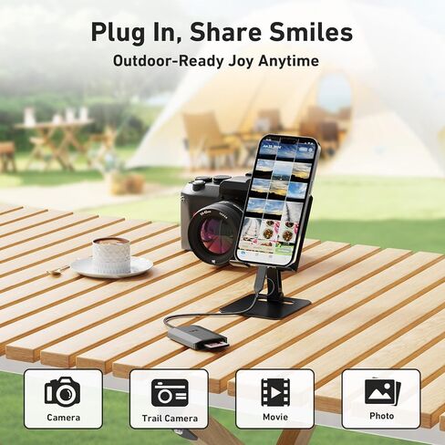 قارئ بطاقات uni 10 جيجابت في الثانية CFexpress من النوع B مع USB 3.2 Gen2، ومحول بطاقة USB A/USB C نوع B CF Express، وقارئ بطاقات CFexpress من الألومنيوم من النوع B متوافق مع MacBook وChromebook وAndroid Galaxy وDell in Kuwait