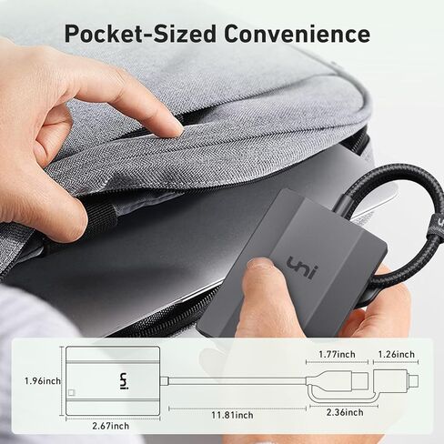 قارئ بطاقات uni 10 جيجابت في الثانية CFexpress من النوع B مع USB 3.2 Gen2، ومحول بطاقة USB A/USB C نوع B CF Express، وقارئ بطاقات CFexpress من الألومنيوم من النوع B متوافق مع MacBook وChromebook وAndroid Galaxy وDell in Kuwait