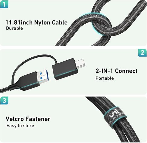 قارئ بطاقات uni 10 جيجابت في الثانية CFexpress من النوع B مع USB 3.2 Gen2، ومحول بطاقة USB A/USB C نوع B CF Express، وقارئ بطاقات CFexpress من الألومنيوم من النوع B متوافق مع MacBook وChromebook وAndroid Galaxy وDell in Kuwait