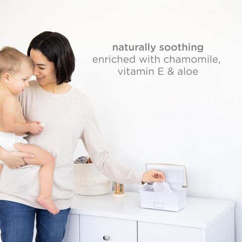 Ubbi Fragrance-Free Baby Wipes, 99% Water Based, Plant Based Wipes, Hypoallergenic for Sensitive Skin with Chamomile, Vitamin E & Aloe, EWG Verified, 1 Pack (72 Wipes Total) in Saudi Arabia