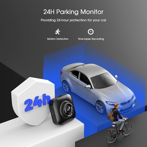 كاميرا Dash Cam أمامية وخلفية، كاميرا Avylet 4K/1080P Wi-Fi Dash للسيارات مع التطبيق، كاميرا Dashcam مزدوجة، شاشة IPS مقاس 2 بوصة، رؤية ليلية فائقة، WDR، وضع ركن السيارة 24 ساعة، زاوية واسعة 170 درجة، مستشعر G، حلقة تسجيل in Kuwait