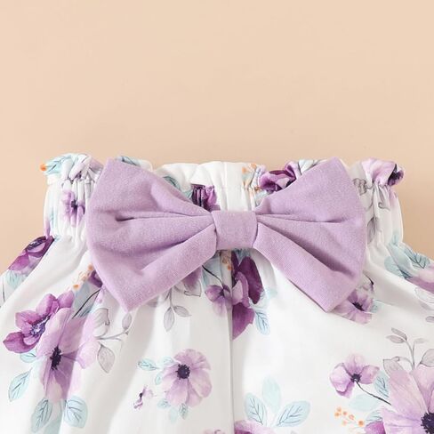 Newborn Girl Outfits Baby Girl Summer Clothes Ruffle Romper Pant with Headband Set Infant Bodysuits in Saudi Arabia