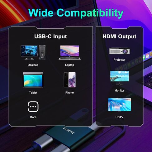 USB C to Dual HDMI Adapter 4K@30Hz, USB C Hub Multiport Adapter with 2xHDMI, USB 3.0, 100W PD, Support USB C to HDMI Splitter Extended Display (MST Only Support Windows), Green in Saudi Arabia