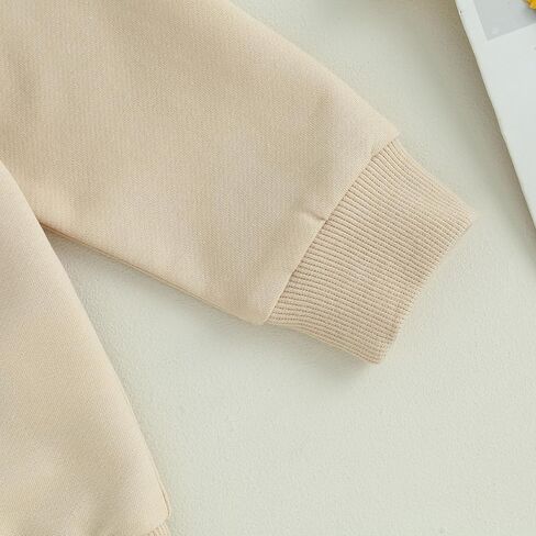 Infant Baby Girl Fall Winter Outfit Daddys Girl Long Pullover Sweatshirt Stretch Pant Toddler Sweatsuit Outfit in Kuwait