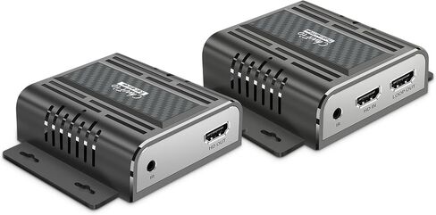 Wall Mount HDMI Extender Over Ethernet Cable CAT6/6E/7 Over TCP/IP Support for 1-to-Many Output Ultra HD1080P- Up to 656Feet with Loopout 4K and IR in Saudi Arabia