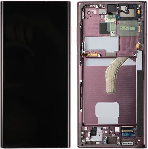 [for US Version] Yondista for Samsung Galaxy S22 Ultra 5G Screen Replacement 6.8" AMOLED SM-G908a, SM-S908u, SM-S908w LCD Display Touch Digitizer Assembly with Tools(Black with Frame) in Kuwait