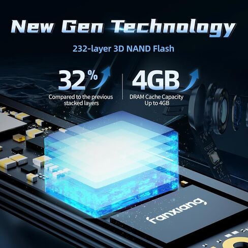 1 تيرابايت Gen5 NVMe M.2 SSD مع مبدد حراري - ما يصل إلى 11500 ميجابايت/ثانية PCIe 5.0 SSD TLC محرك أقراص SSD داخلي للألعاب للتخزين المباشر/تحرير الفيديو/التصميم S900Pro in Saudi Arabia