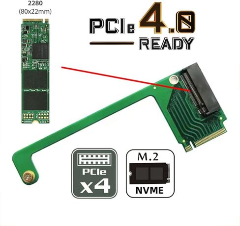 chenyang ROG Ally Gaming Internal M.2 NVME M-Key 2230 to 2280mm SSD Upgrade Extension Adapter in Saudi Arabia
